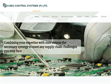 Tablet Screenshot of cubixcontrolsystems.com